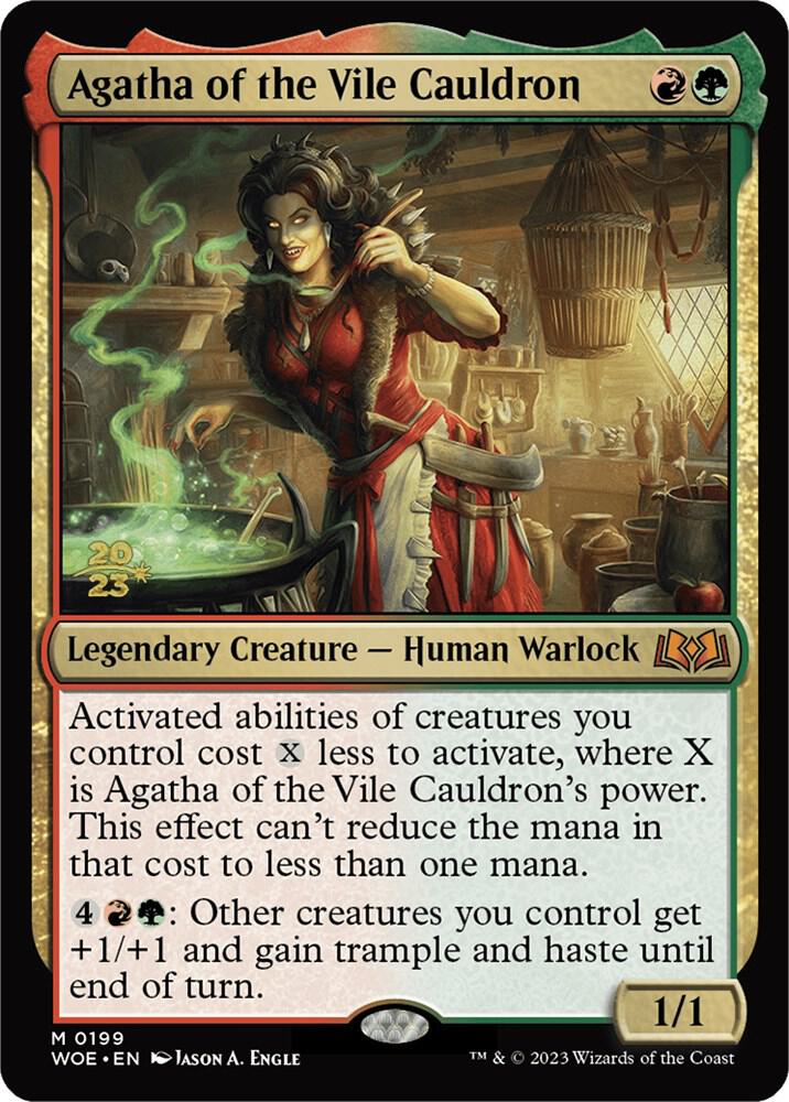 Agatha of the Vile Cauldron 199 card from Prerelease Cards
