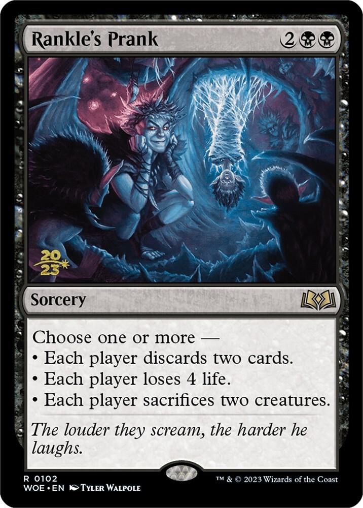 Rankle's Prank 102 card from Prerelease Cards