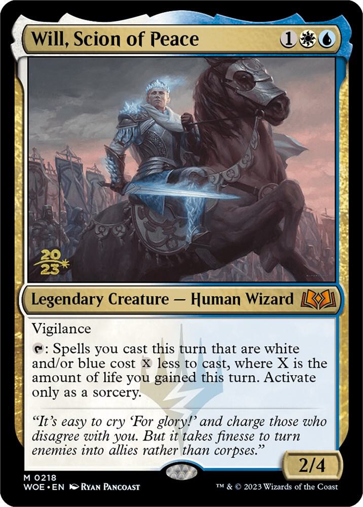 Will, Scion of Peace 218 card from Prerelease Cards