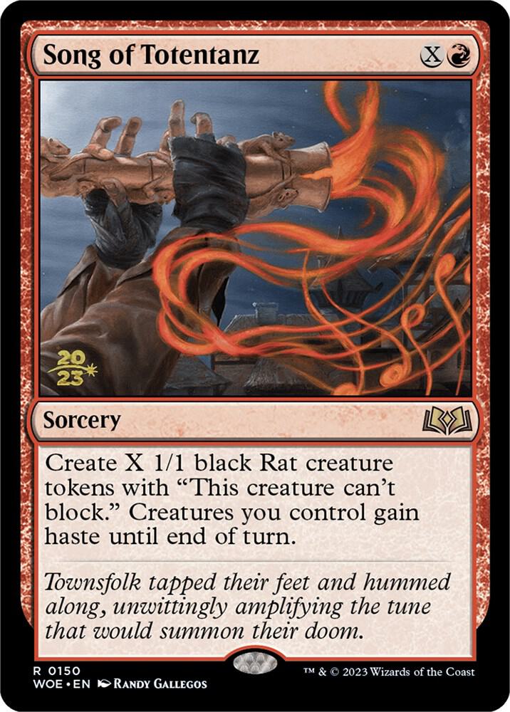Song of Totentanz 150 card from Prerelease Cards