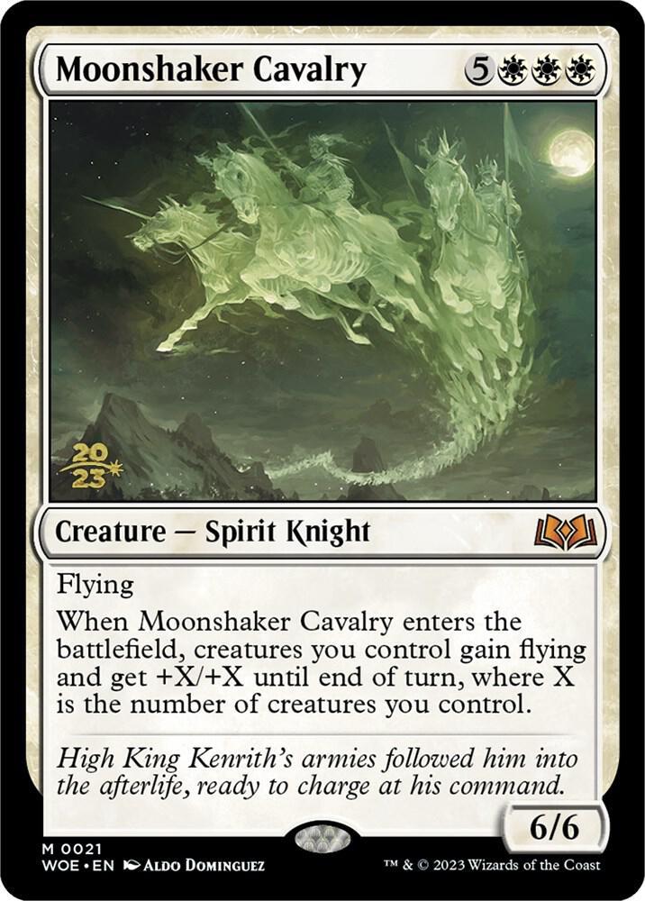 Moonshaker Cavalry 21 card from Prerelease Cards
