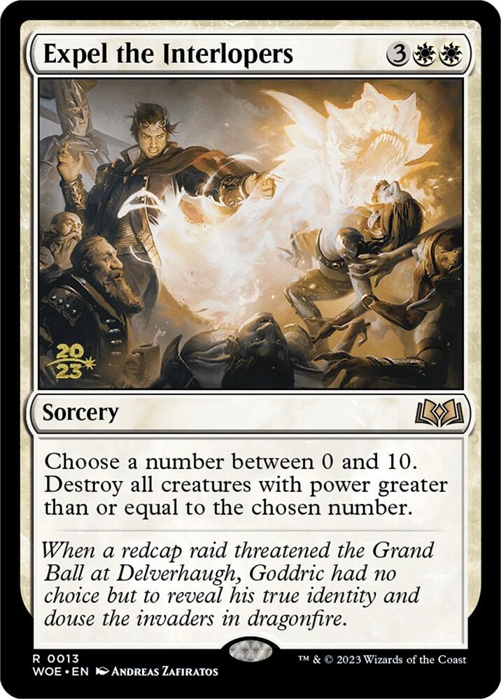 Expel the Interlopers 13 card from Prerelease Cards