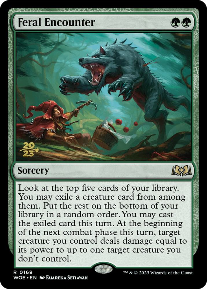 Feral Encounter 169 card from Prerelease Cards