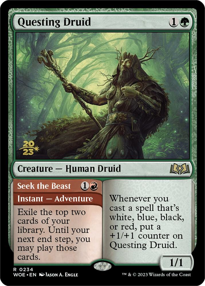 Questing Druid 234 card from Prerelease Cards