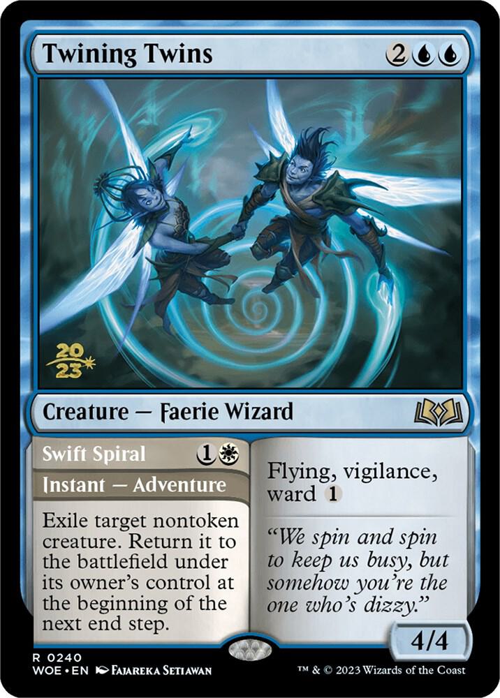 Twining Twins 240 card from Prerelease Cards