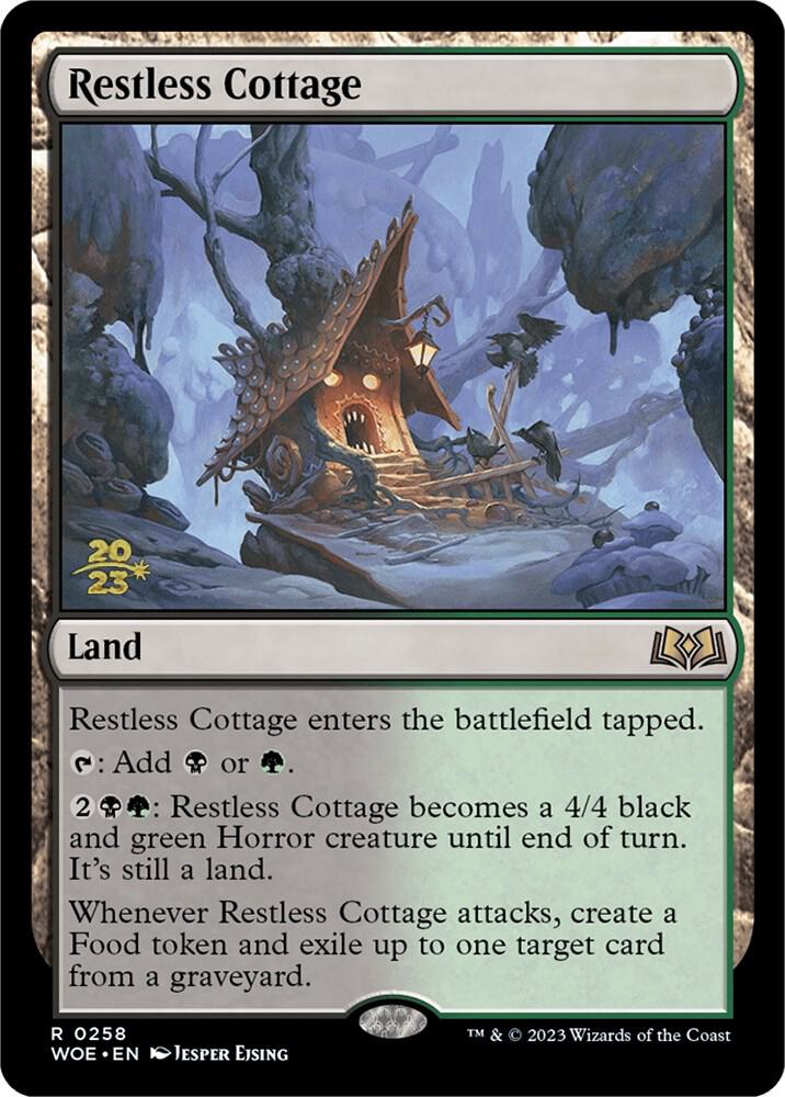 Restless Cottage 258 card from Prerelease Cards