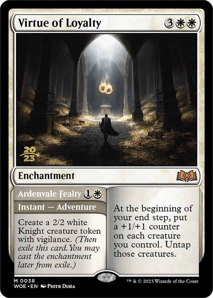 Virtue of Loyalty 38 card from Prerelease Cards