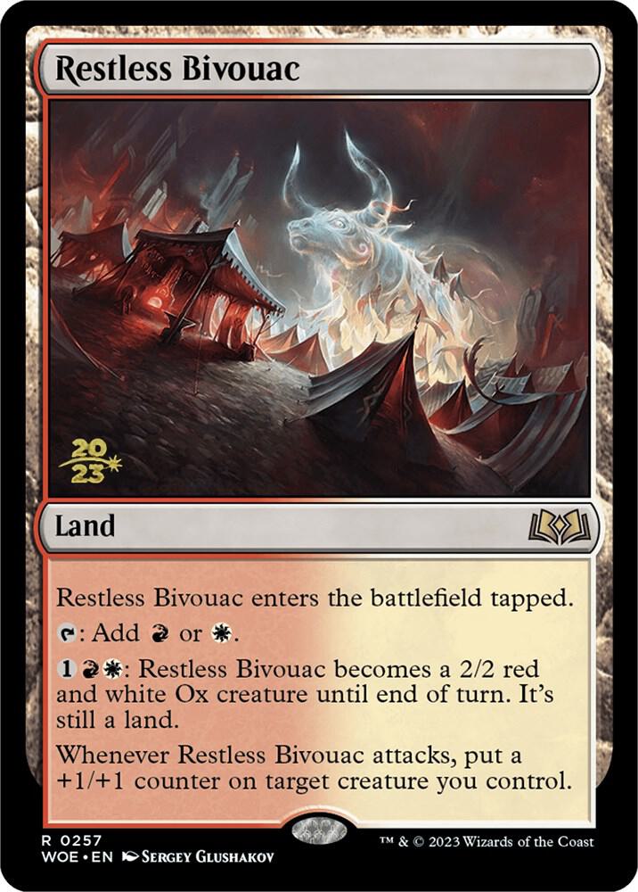 Restless Bivouac 257 card from Prerelease Cards