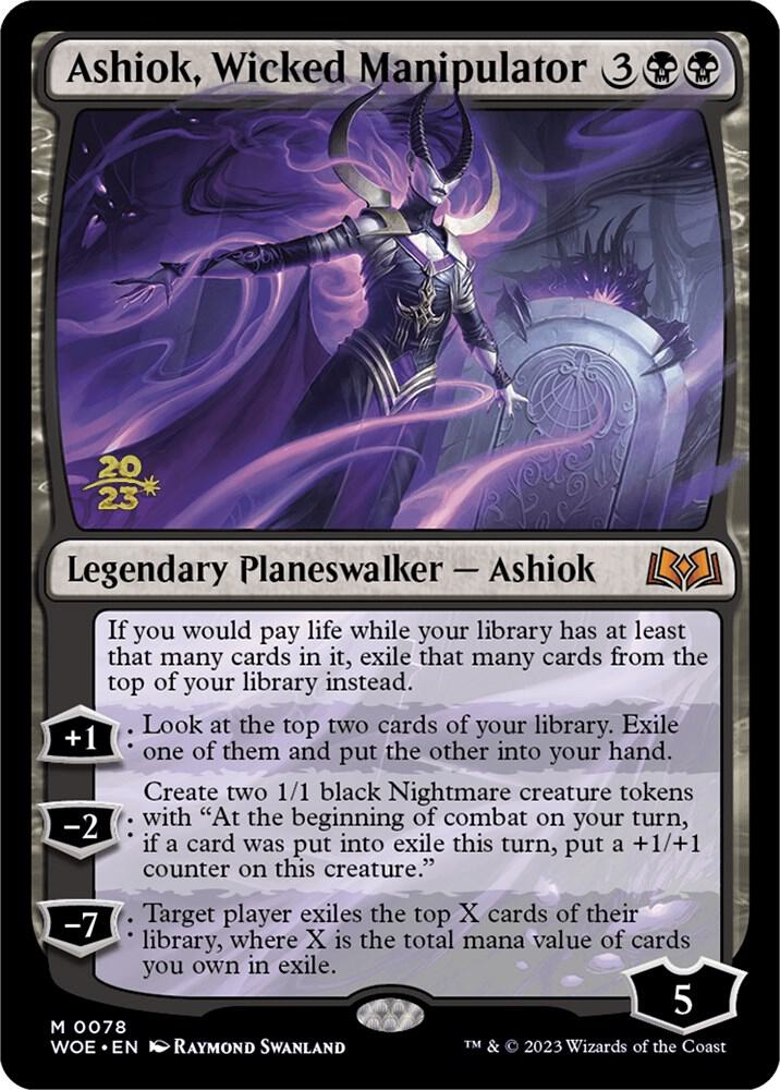Ashiok, Wicked Manipulator 78 card from Prerelease Cards