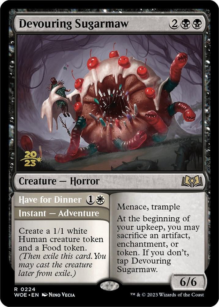 Devouring Sugarmaw 224 card from Prerelease Cards
