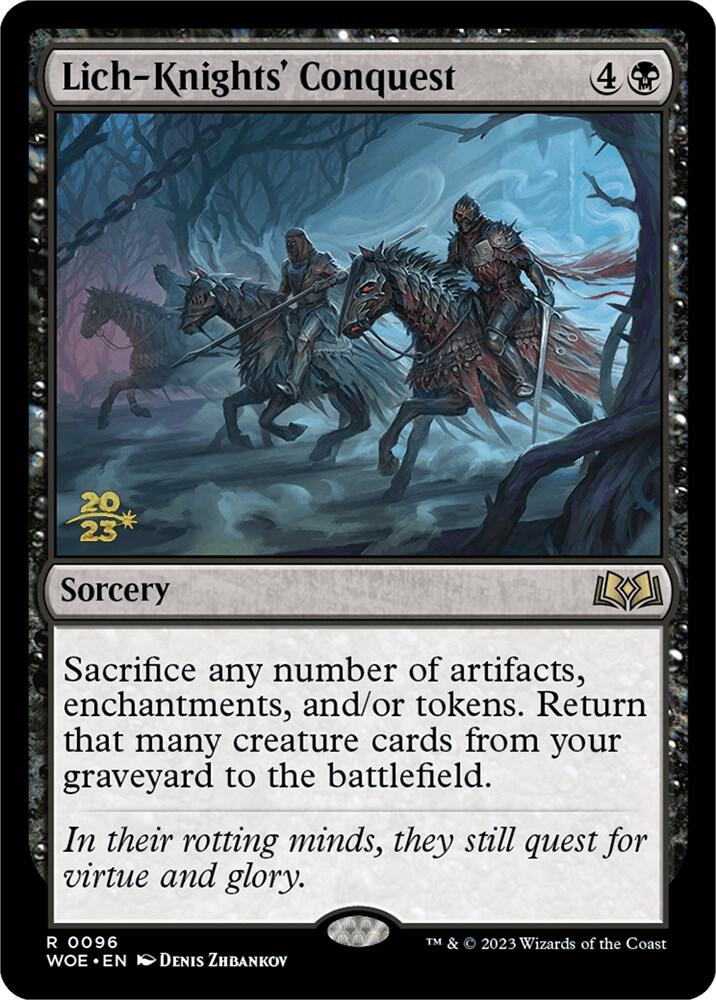 Lich-Knights' Conquest 96 card from Prerelease Cards