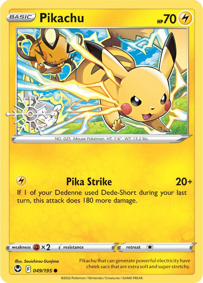 Pikachu (Holiday Calendar) 049/195 card from Miscellaneous Cards & Products