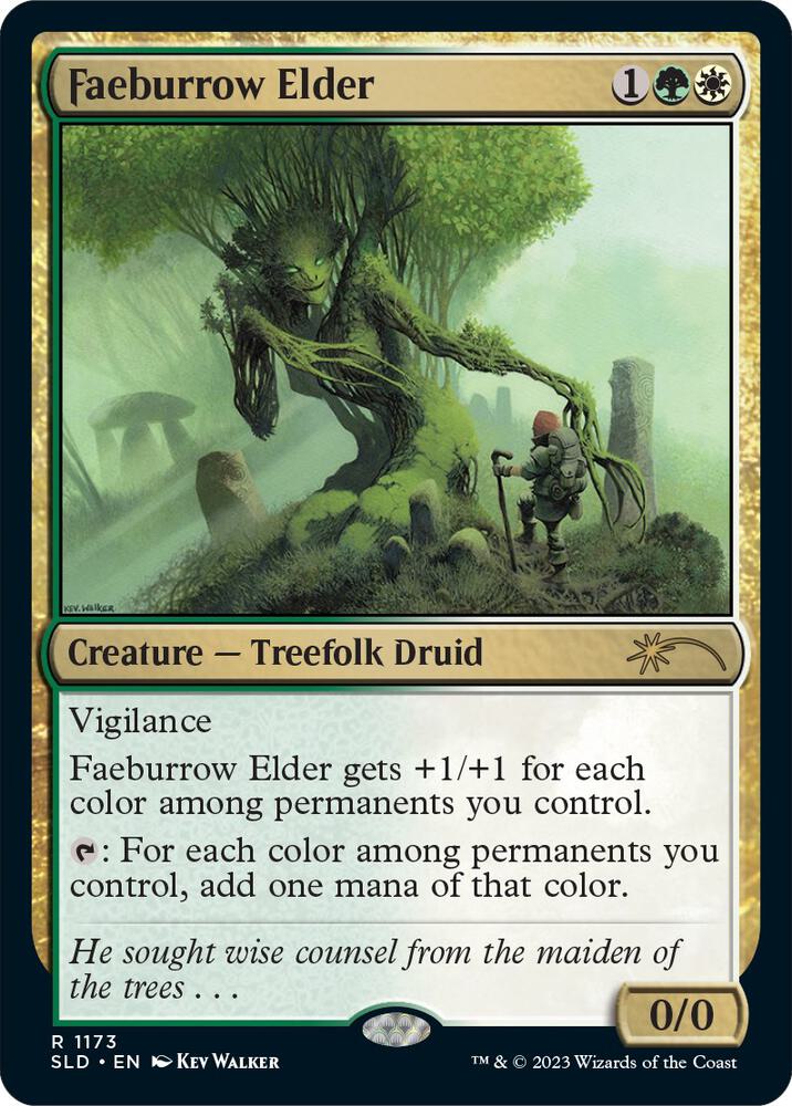 Faeburrow Elder 1173 card from Secret Lair Drop Series