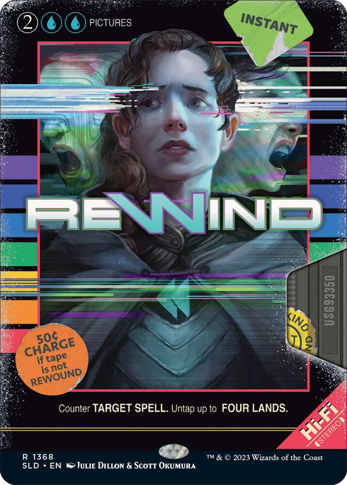 Rewind 1368 card from Secret Lair Drop Series