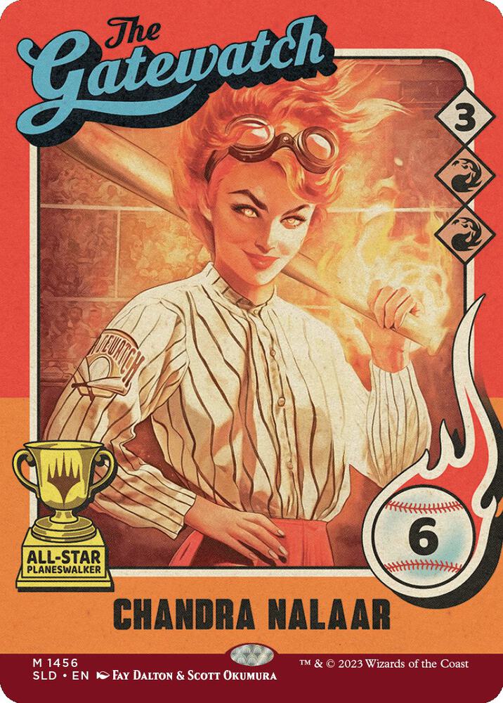 Chandra Nalaar 1456 card from Secret Lair Drop Series