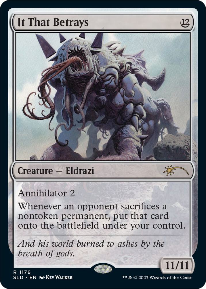 It That Betrays 1176 card from Secret Lair Drop Series