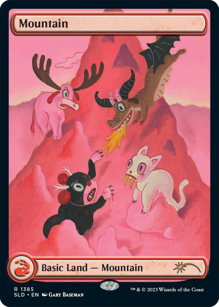 Mountain 1385 card from Secret Lair Drop Series