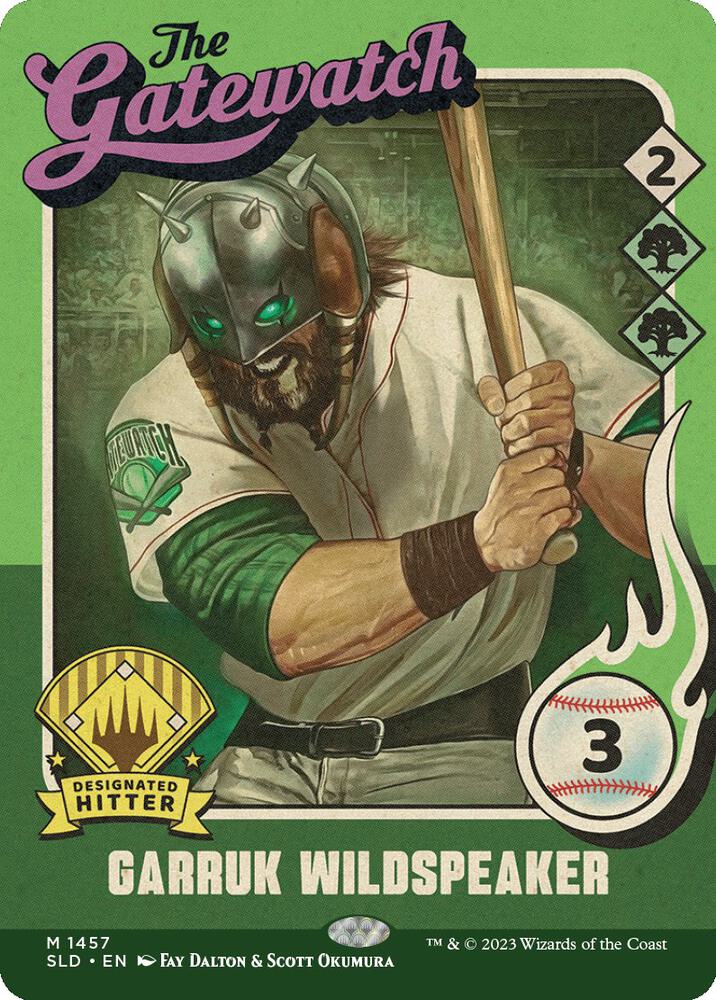 Garruk Wildspeaker 1457 card from Secret Lair Drop Series