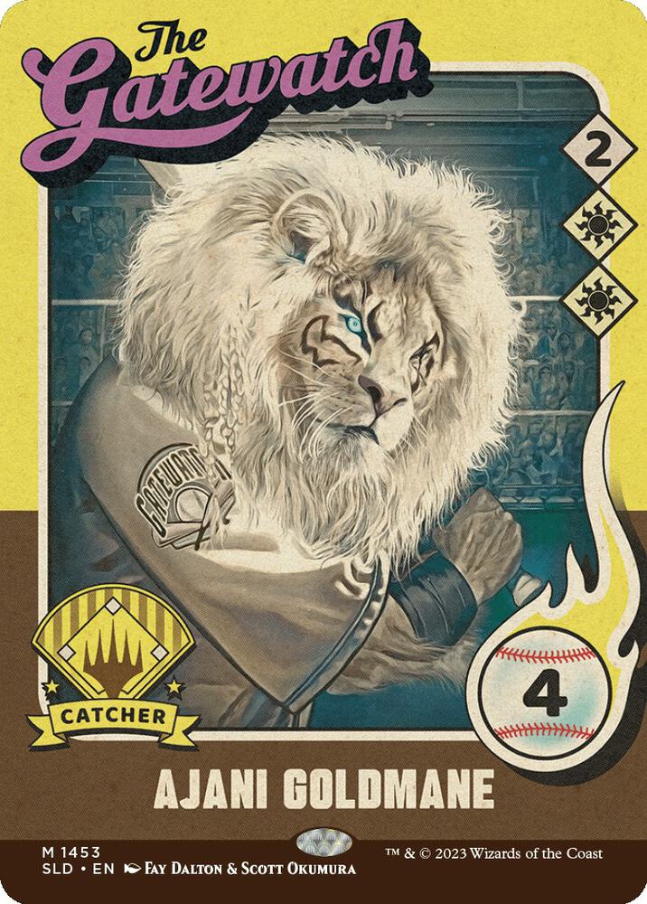 Ajani Goldmane 1453 card from Secret Lair Drop Series