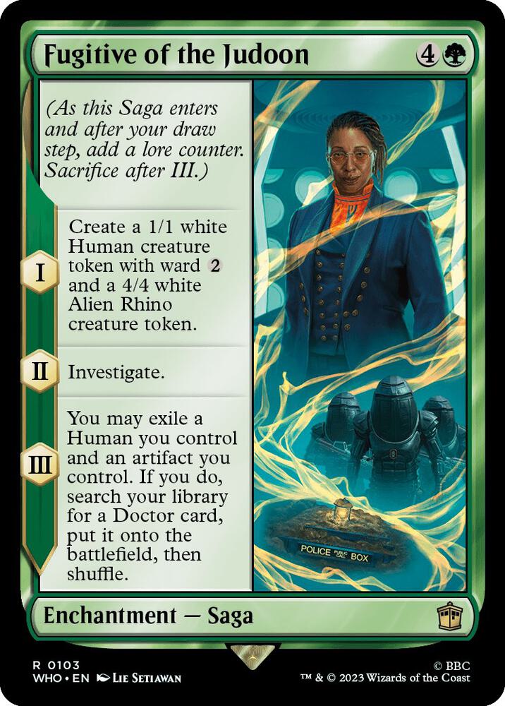 Fugitive of the Judoon 103 card from Universes Beyond: Doctor Who