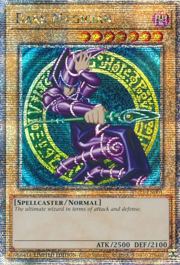 Dark Magician (Quarter Century Secret Rare) TN23-EN001 card from 25th Anniversary Tin: Dueling Heroes