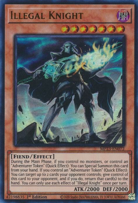 Illegal Knight MP23-EN072 card from 25th Anniversary Tin: Dueling Heroes Mega Pack