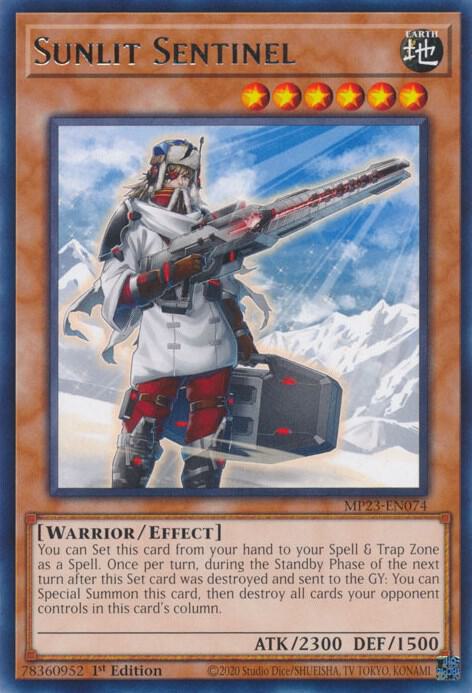 Sunlit Sentinel MP23-EN074 card from 25th Anniversary Tin: Dueling Heroes Mega Pack