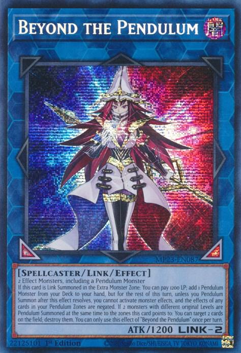 Beyond the Pendulum MP23-EN087 card from 25th Anniversary Tin: Dueling Heroes Mega Pack