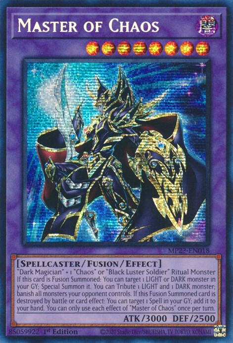 Master of Chaos MP23-EN018 card from 25th Anniversary Tin: Dueling Heroes Mega Pack