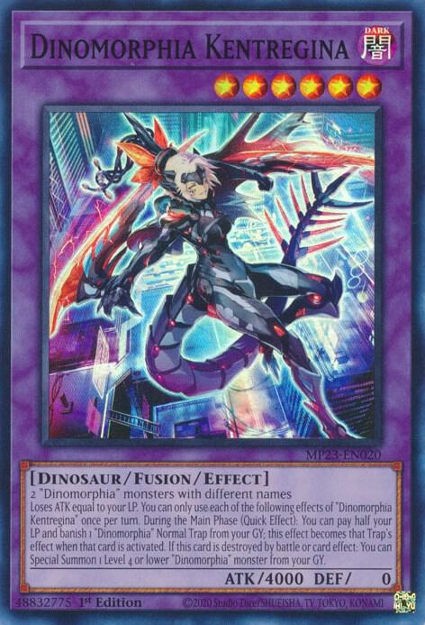 Dinomorphia Kentregina MP23-EN020 card from 25th Anniversary Tin: Dueling Heroes Mega Pack