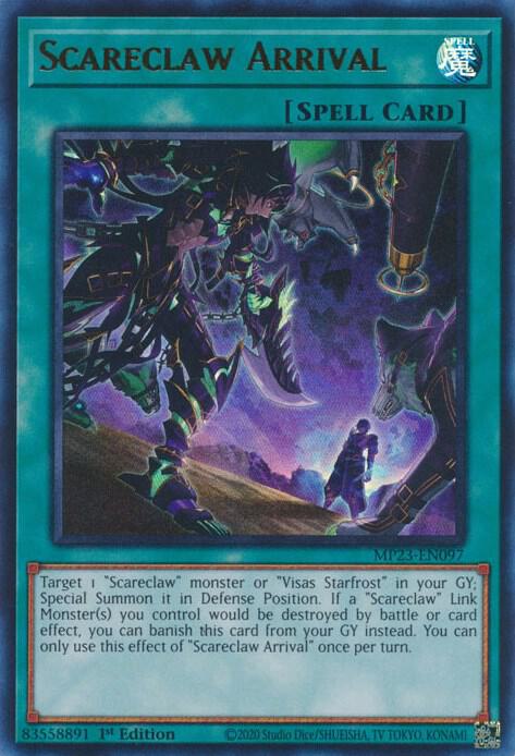 Scareclaw Arrival MP23-EN097 card from 25th Anniversary Tin: Dueling Heroes Mega Pack