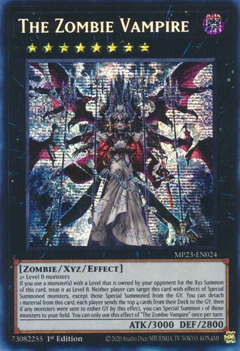 The Zombie Vampire MP23-EN024 card from 25th Anniversary Tin: Dueling Heroes Mega Pack