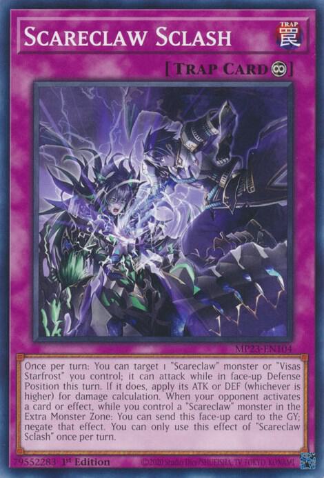 Scareclaw Sclash MP23-EN104 card from 25th Anniversary Tin: Dueling Heroes Mega Pack