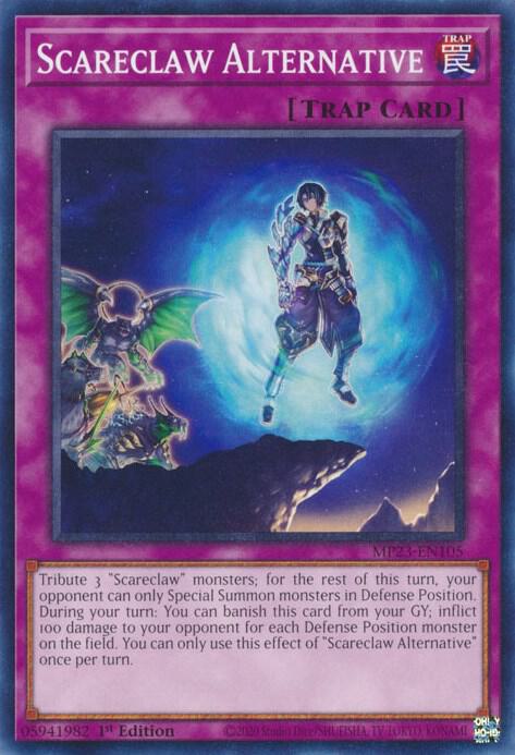 Scareclaw Alternative MP23-EN105 card from 25th Anniversary Tin: Dueling Heroes Mega Pack
