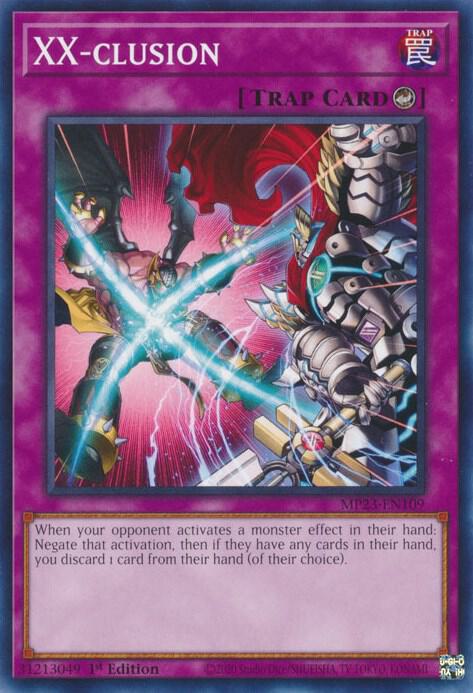 XX-clusion MP23-EN109 card from 25th Anniversary Tin: Dueling Heroes Mega Pack