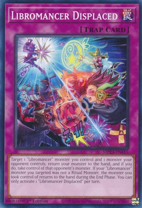 Libromancer Displaced MP23-EN115 card from 25th Anniversary Tin: Dueling Heroes Mega Pack