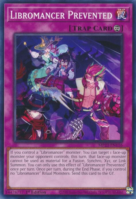 Libromancer Prevented MP23-EN116 card from 25th Anniversary Tin: Dueling Heroes Mega Pack
