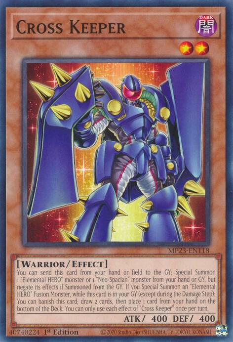 Cross Keeper MP23-EN118 card from 25th Anniversary Tin: Dueling Heroes Mega Pack