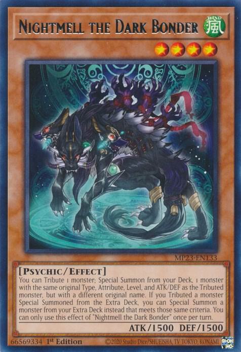 Nightmell the Dark Bonder MP23-EN133 card from 25th Anniversary Tin: Dueling Heroes Mega Pack