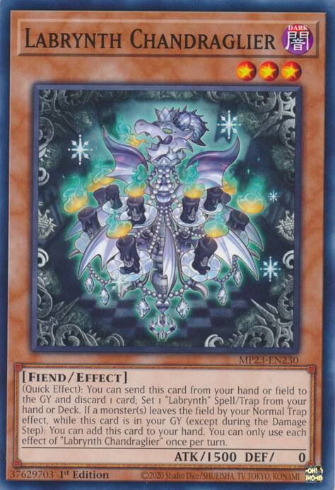 Labrynth Chandraglier MP23-EN230 card from 25th Anniversary Tin: Dueling Heroes Mega Pack