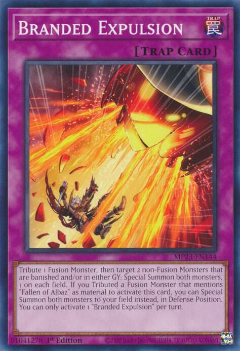Branded Expulsion MP23-EN144 card from 25th Anniversary Tin: Dueling Heroes Mega Pack
