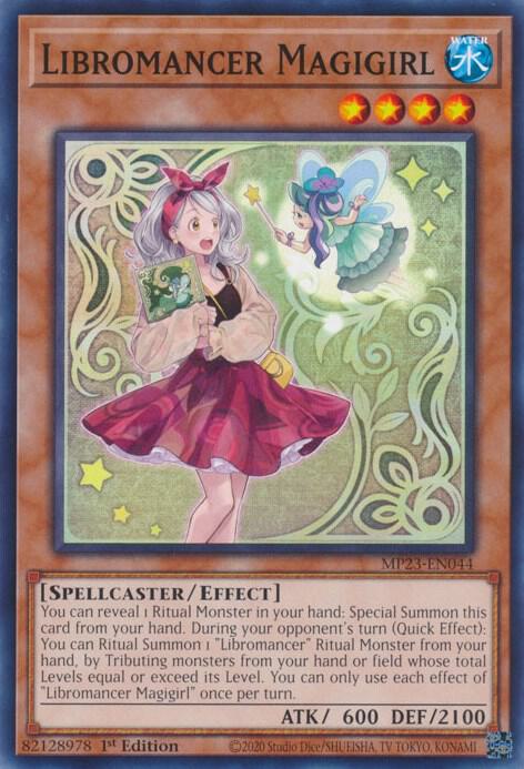 Libromancer Magigirl MP23-EN044 card from 25th Anniversary Tin: Dueling Heroes Mega Pack