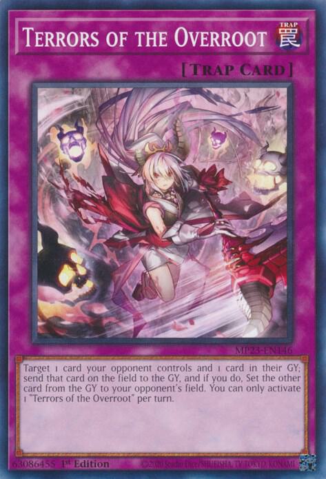 Terrors of the Overroot MP23-EN146 card from 25th Anniversary Tin: Dueling Heroes Mega Pack