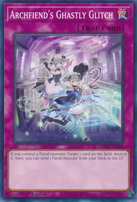 Archfiend's Ghastly Glitch MP23-EN238 card from 25th Anniversary Tin: Dueling Heroes Mega Pack