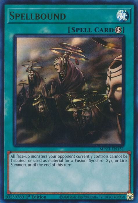 Spellbound MP23-EN151 card from 25th Anniversary Tin: Dueling Heroes Mega Pack