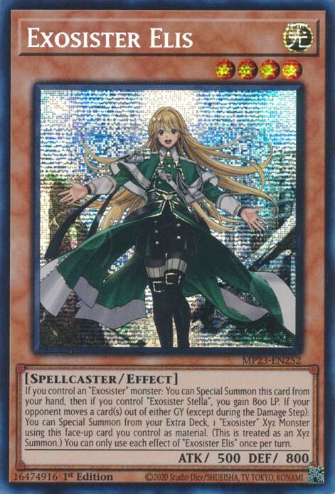 Exosister Elis MP23-EN252 card from 25th Anniversary Tin: Dueling Heroes Mega Pack