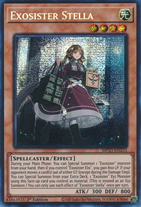 Exosister Stella MP23-EN253 card from 25th Anniversary Tin: Dueling Heroes Mega Pack