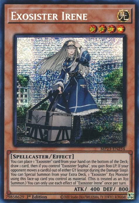Exosister Irene MP23-EN254 card from 25th Anniversary Tin: Dueling Heroes Mega Pack