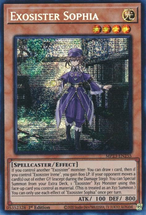 Exosister Sophia MP23-EN255 card from 25th Anniversary Tin: Dueling Heroes Mega Pack