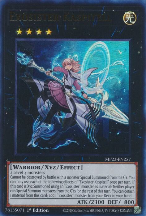 Exosister Kaspitell MP23-EN257 card from 25th Anniversary Tin: Dueling Heroes Mega Pack